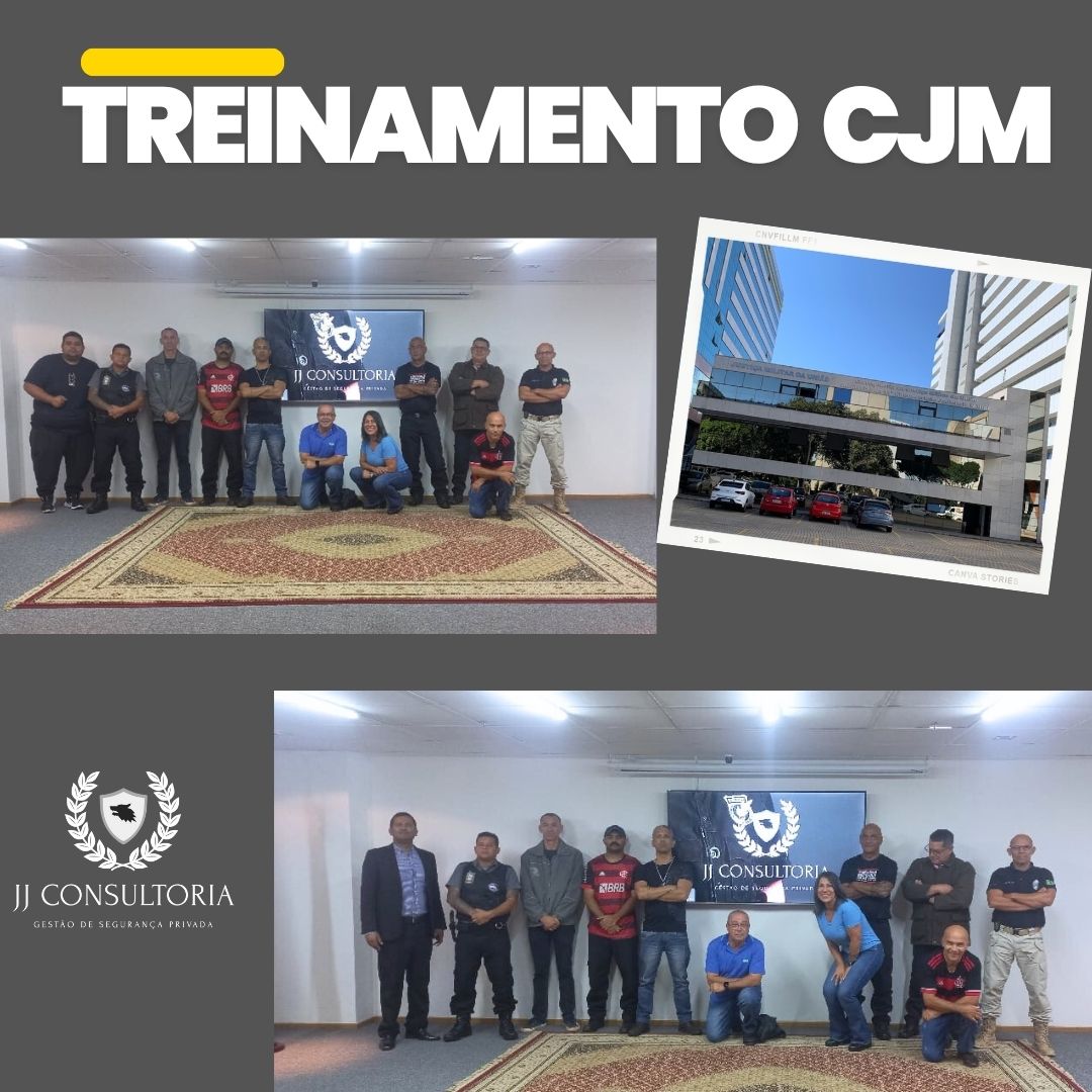 Treinamento aos vigilantes lotados no CJM